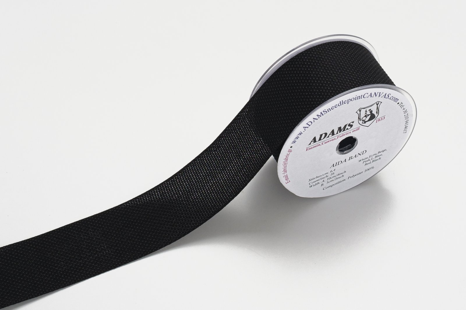 18FASKENxxxPOL(a)[EMBROIDERY BRAID 5cm. POLYESTER [BLACK]